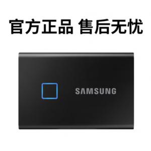 三星 MU-PC2T0K 2TB移动固态硬盘（PSSD）T7 Touch 黑色 Type-c USB...