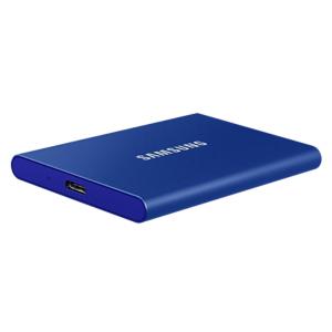 三星 MU-PC500H 500G移动固态硬盘 T7 极光蓝 蓝色 USB3.2 USB3.1 高速