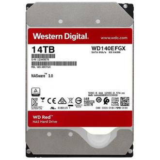 西部数据 WD140EFGX 14TB红盘Plus WD Red Plus 7200转 512MB SATA CMR