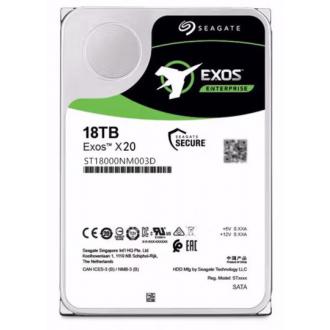 希捷 ST18000NM003D 18TB企业级硬盘 256MB 7200RPM CMR垂直 SATA 希捷银河Exos X20系列 氦气