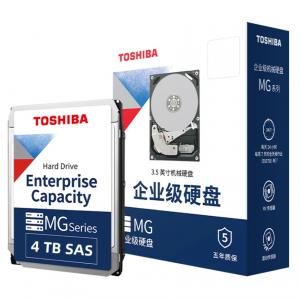 东芝 MG08SDA400E 4TB企业级硬盘 SAS接口 7200转 256M