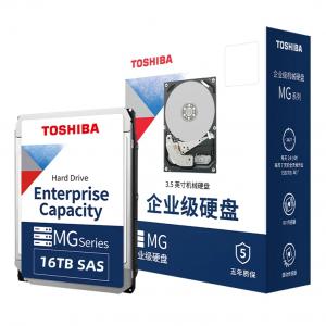 东芝 MG08SCA16TE 16TB企业级硬盘 SAS接口 7200转 512M