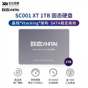 长江存储 致态 ZTSS0EH07D41MC 1TB SSD固态硬盘 SATA 3.0 接口 SC001 XT系列