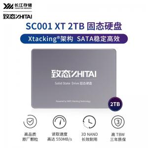 长江存储 致态 ZTSS0EH09D41MC 2TB SSD固态硬盘 SATA 3.0 接口 SC001 XT系列